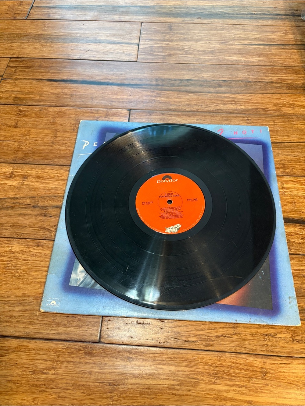 Vintage Peaches & Herb 2 Hot! Vinyl LP Album Record - Picture 4 of 7